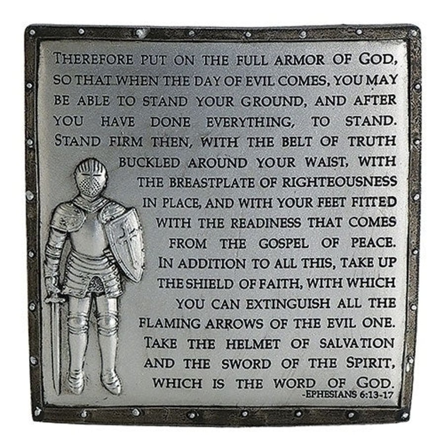 Gift Ideas&Other Regers | Armor Of God Desk Plaque 4.7"H