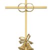 Occasions Regers Wedding&Anniversary Crosses & Crucifixes | Cross - 8In 50Th Anniversary Brass Cross Boxed