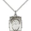 Jewelry&Medals Regers | Faustina - St. Maria Faustina Medal Sterling Silver 18"