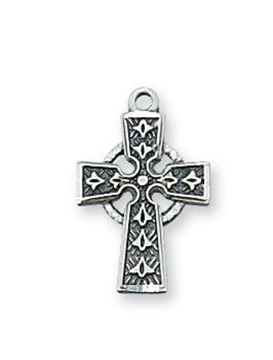 Occasions Regers Baby&Baptism Rosaries & Jewelry | Celtic Cross -Sterling Baby Chain Boxed