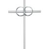 Occasions Regers Wedding&Anniversary Crosses & Crucifixes | Cross - 6In. Polished Aluminum Wedding Cross Boxed