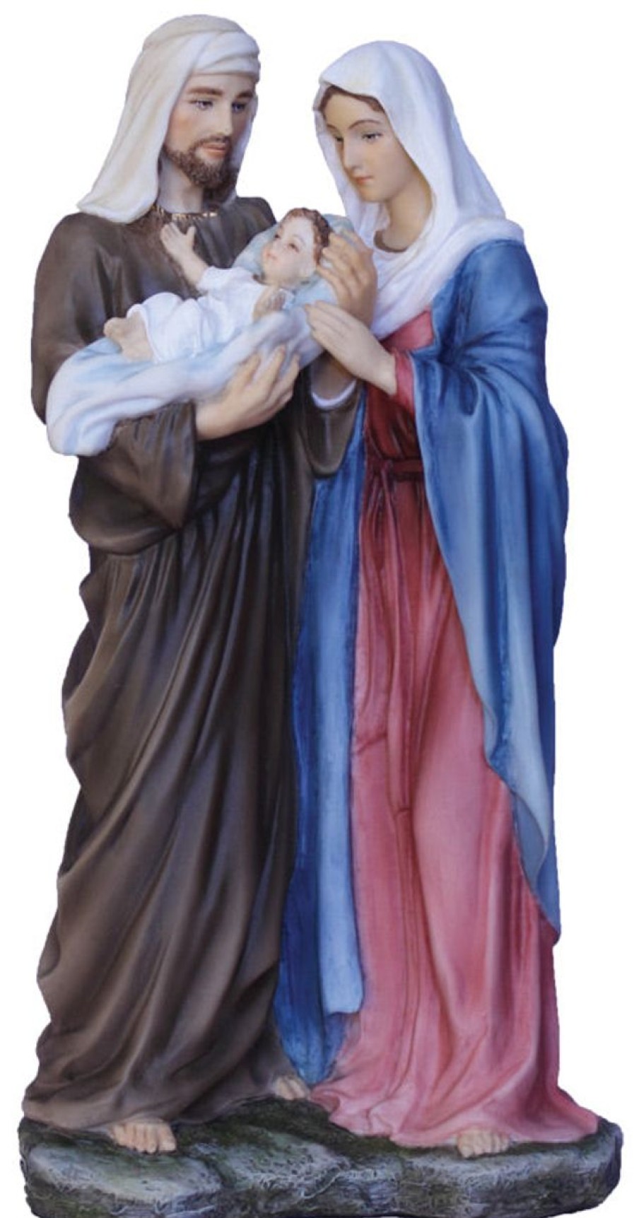 Statues Regers | Holy Family Painted Statue 8.5"