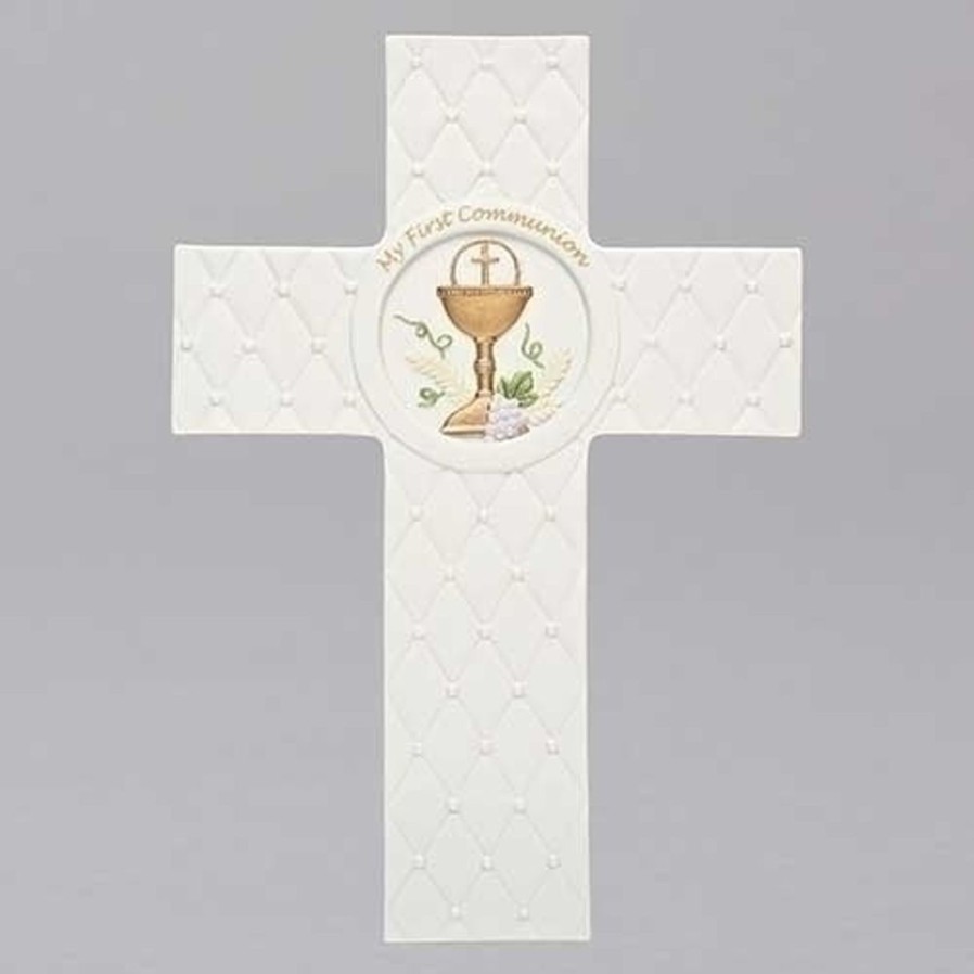 Occasions Regers Communion Crosses & Crucifixes | Quilted Communion Cross 8.25"H