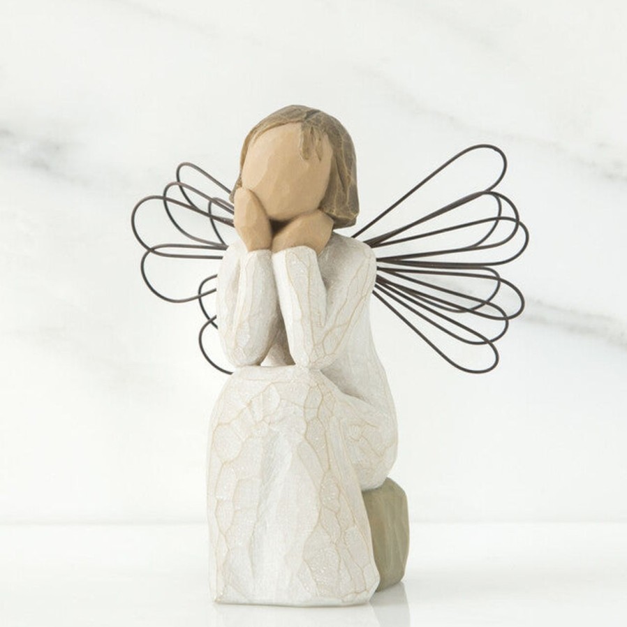 Statues Regers | Angel Of Caring - Willow Tree 4"