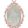 Jewelry&Medals Regers | Jude - St Jude Medal - Rose-Gold Over Sterling