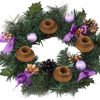 Christmas&Advent Regers | Purple Ribbon Advent Wreath