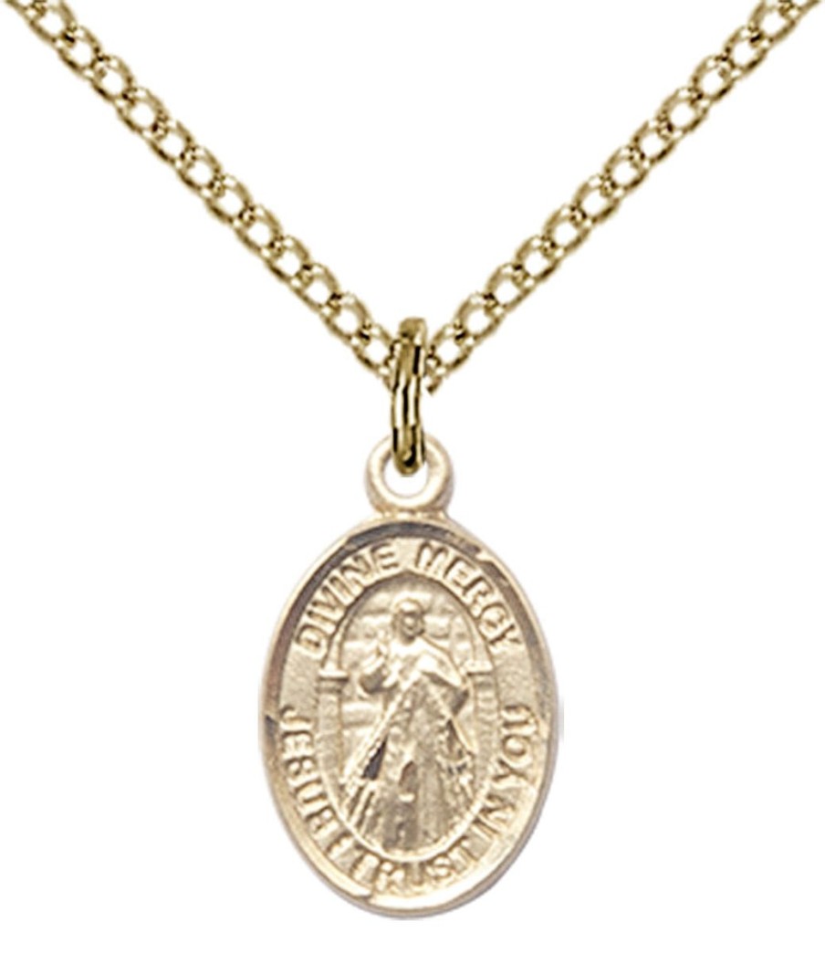 Jewelry&Medals Regers | Divine Mercy Medal - Sterling Silver