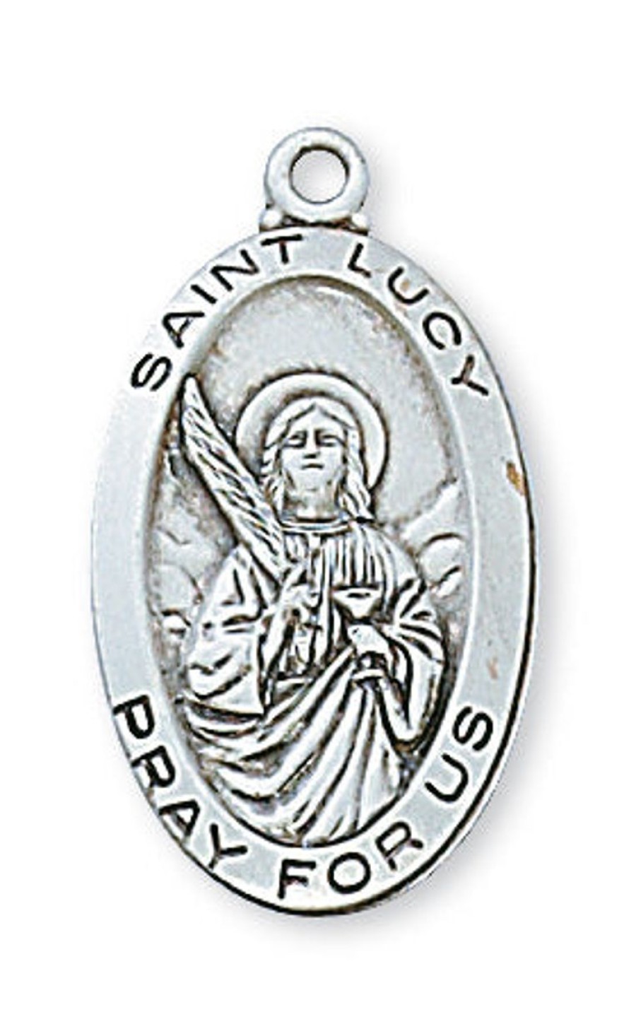 Jewelry&Medals Regers | Lucy - St. Lucy Medal - Sterling Silver