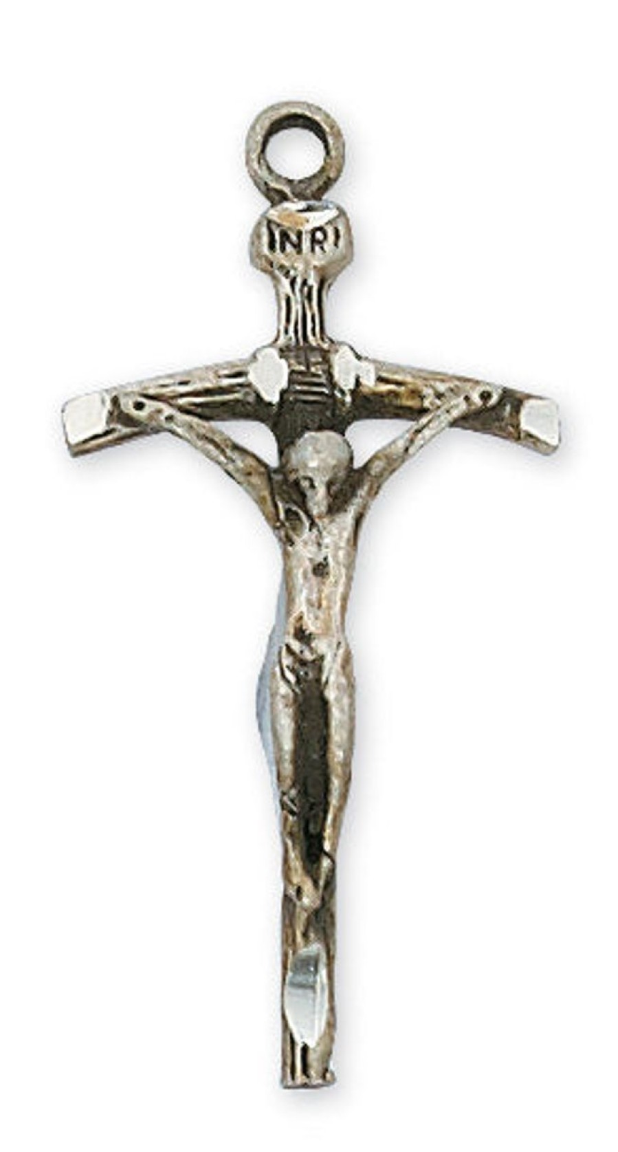 Jewelry&Medals Regers | Papal Crucifix Necklace - Sterling Silver 18"