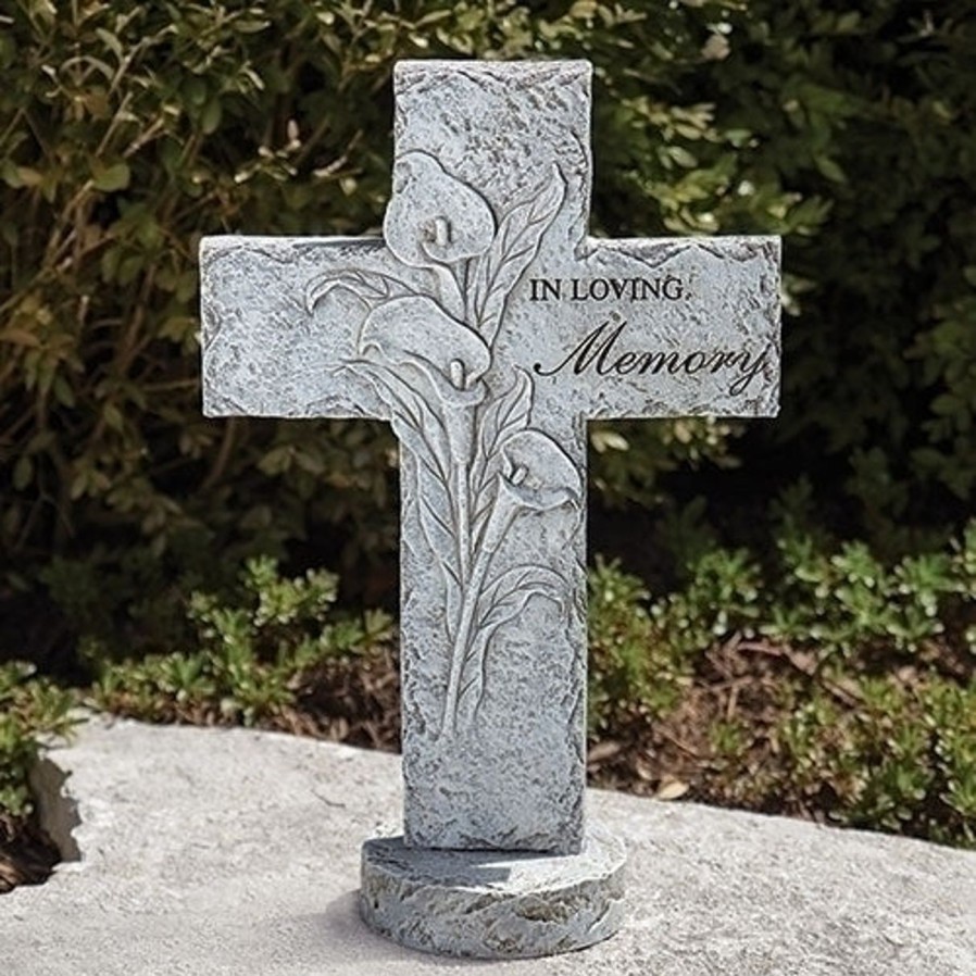 Occasions Regers Memorial Crosses | In Loving Memory Garden Cross 16.25"H