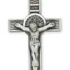 Jewelry&Medals Regers | Benedict - St. Benedict Crucifix - Sterling Silver 18"