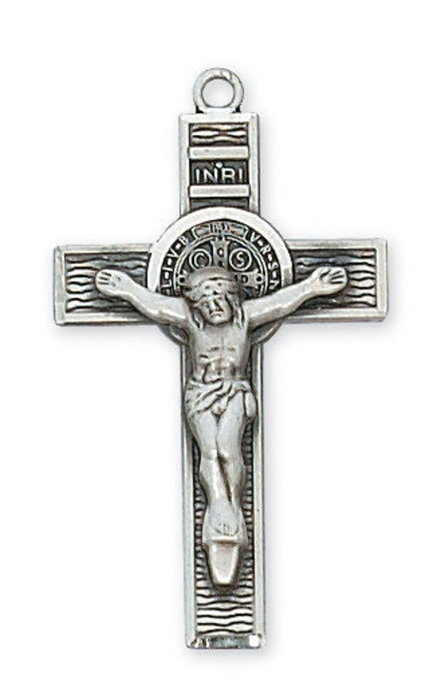 Jewelry&Medals Regers | Benedict - St. Benedict Crucifix - Sterling Silver 18"