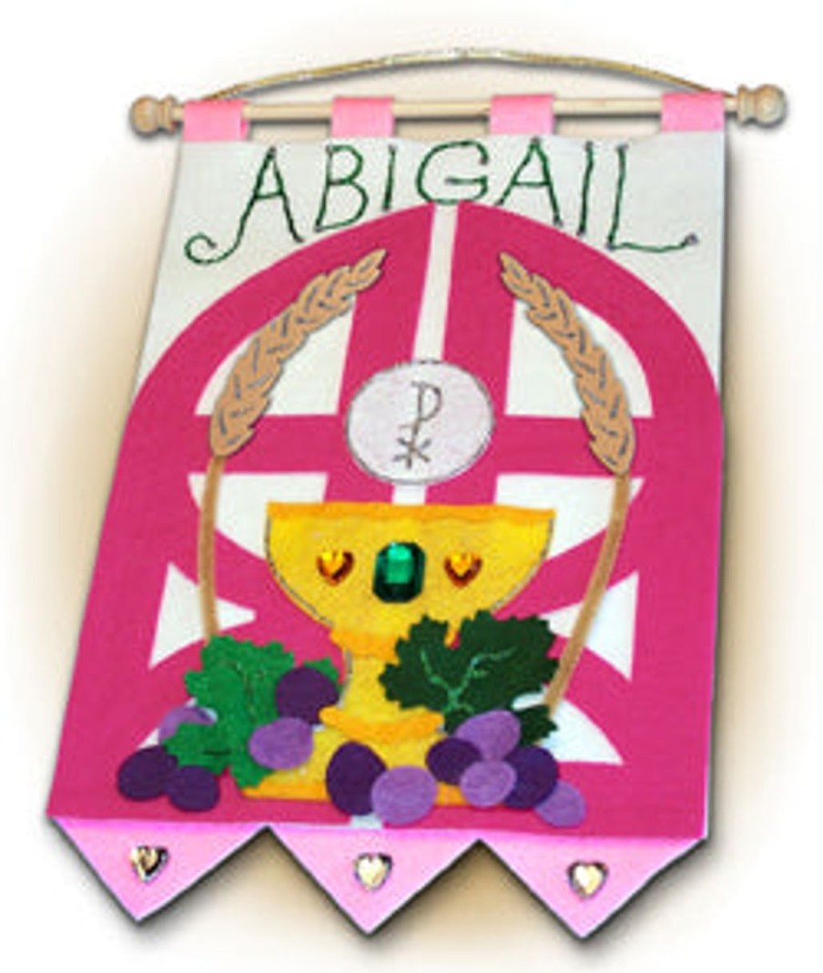 Occasions Regers Other Communion Gift Ideas | First Communion Banner Kit "Gates Of Heaven" - Girl