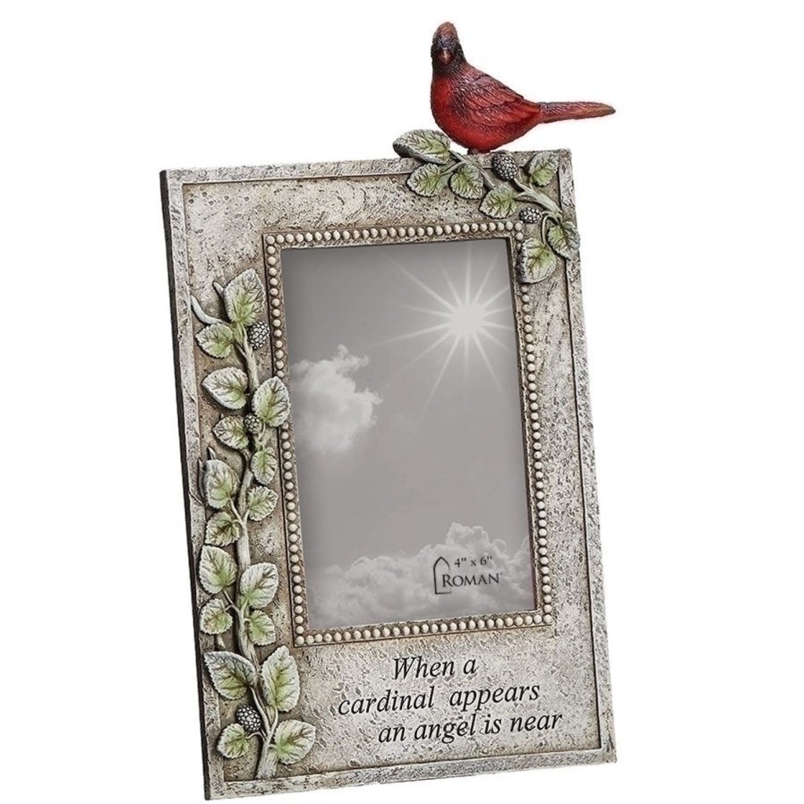 Occasions Regers Memorial Frames Plaques & Keepsake Boxes | Cardinal Memorial Frame 11.5"H