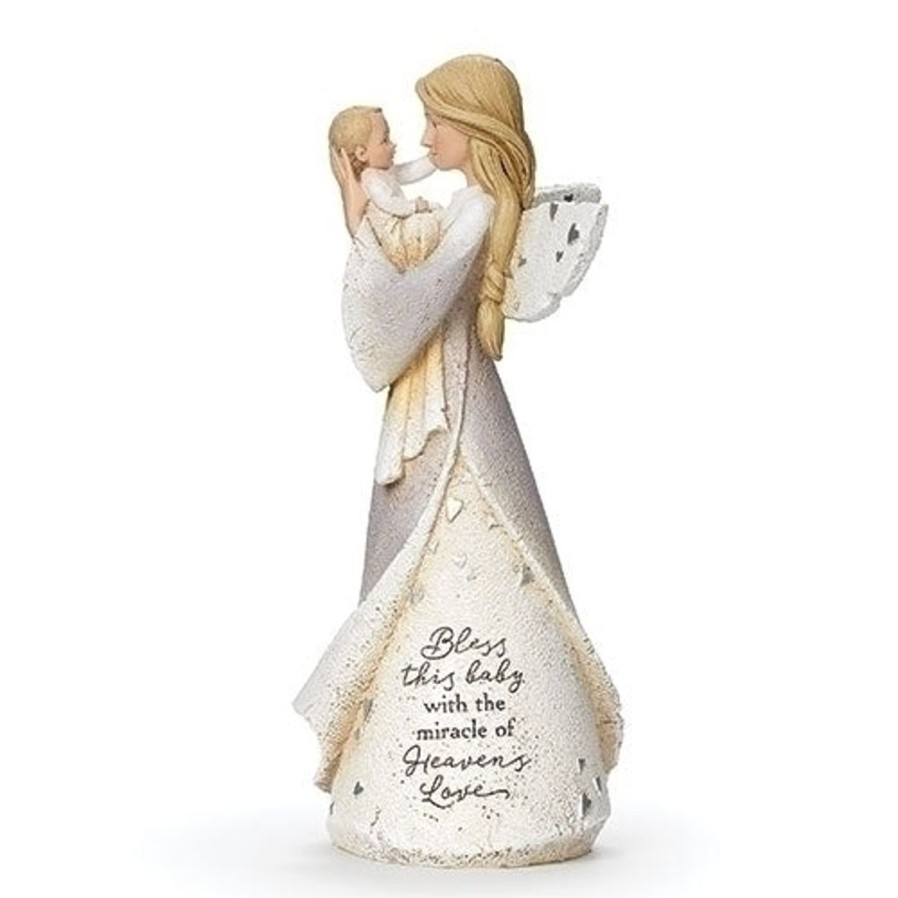 Occasions Regers Baby&Baptism Statues | Baby Blessing Angel Figure 8.5"H