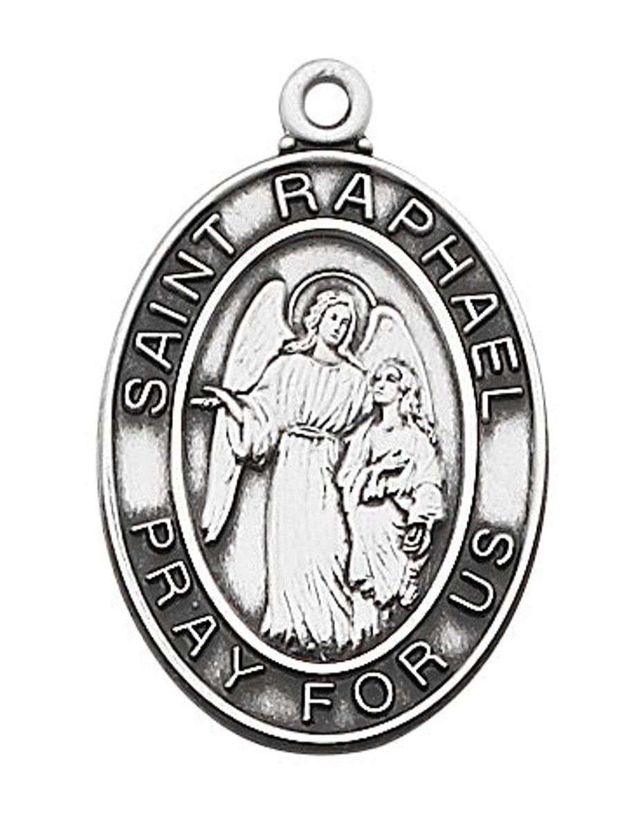 Jewelry&Medals Regers | Raphael - St. Raphael Medal - Sterling Silver