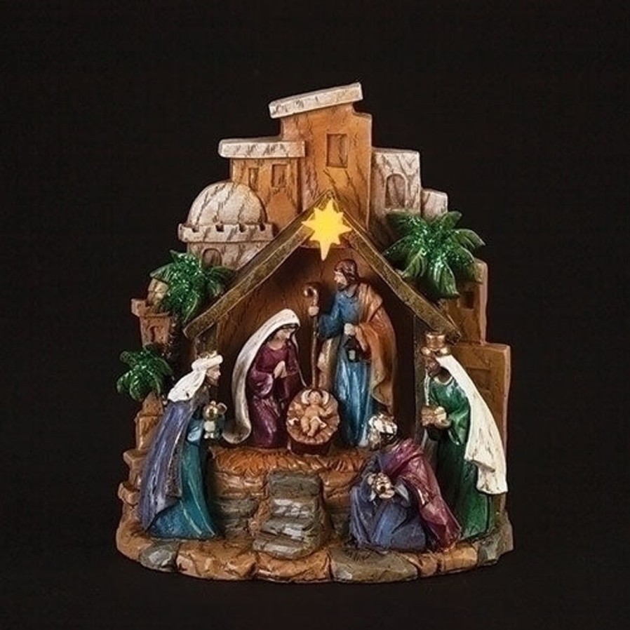 Christmas&Advent Regers | Nativity Scene Figure Led 8"H