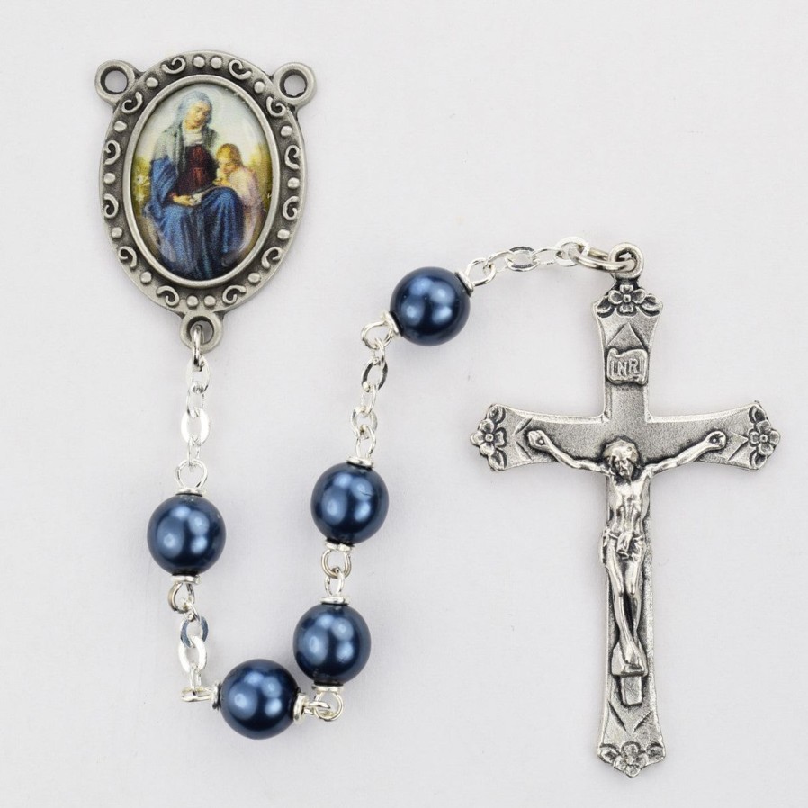 Rosaries Regers | Anne Rosary - Blue St Anne Rosary Boxed