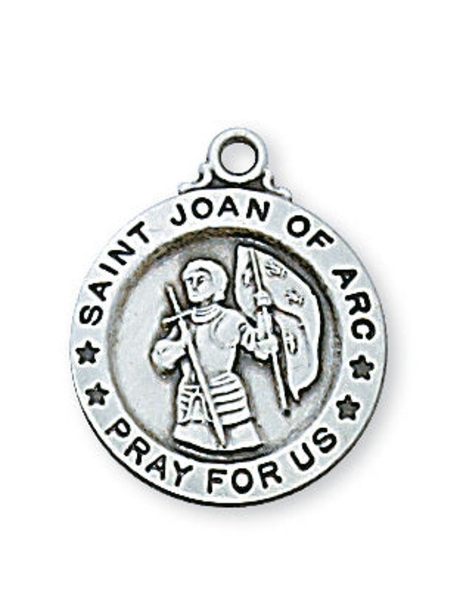 Jewelry&Medals Regers | Joan - St. Joan Of Arc Medal - Sterling Silver