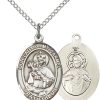 Jewelry&Medals Regers | Our Lady Of Mount Carmel Necklace Sterling Silver 18"