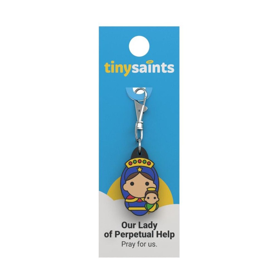 Gift Ideas&Other Regers | Tiny Saints - Our Lady Of Perpetual Help Zipper Pull