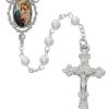 Rosaries Regers | Mother And Child Decal Rosary - White Boxed