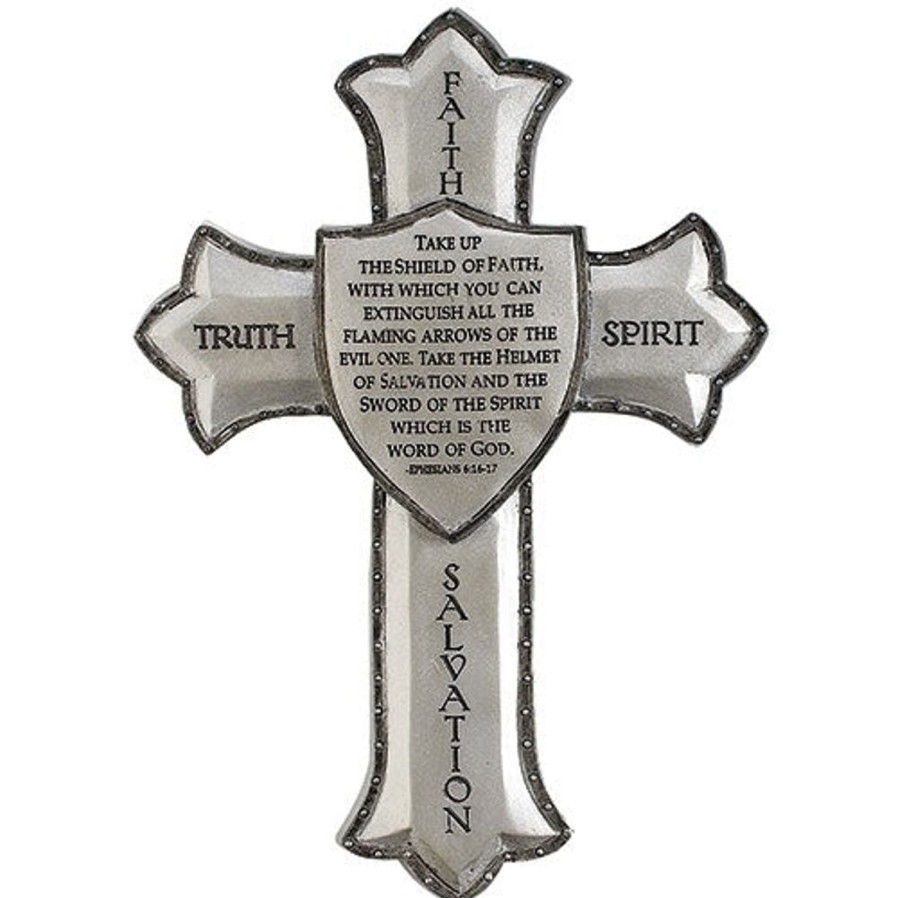 Crosses & Crucifixes Regers | Armor Of God Wall Cross 8.25"H