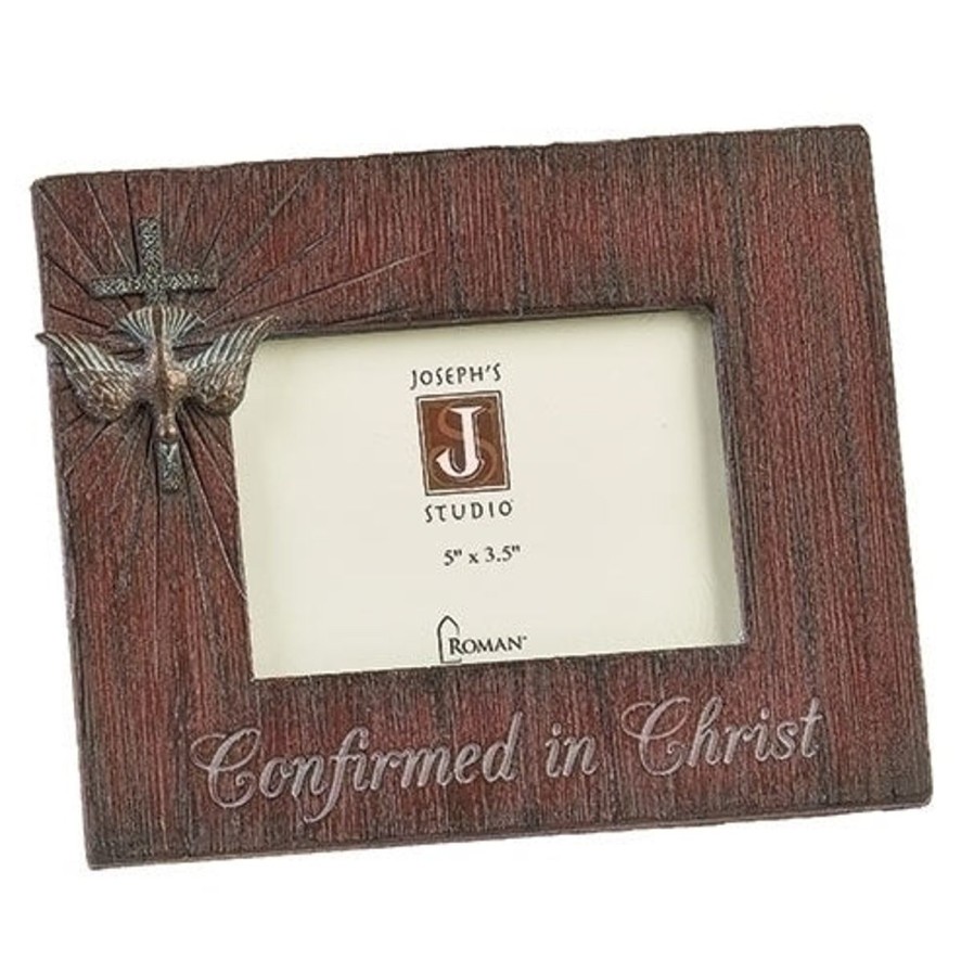 Occasions Regers Confirmation Frames Plaques & Keepsake Boxes | Distressed Confirmation Frame 6.5"H