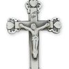 Jewelry&Medals Regers | Crucifix Necklace - Sterling Silver 18"