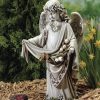 Statues Regers | Angel With Birds On Dress Garden Statue 16.5"H