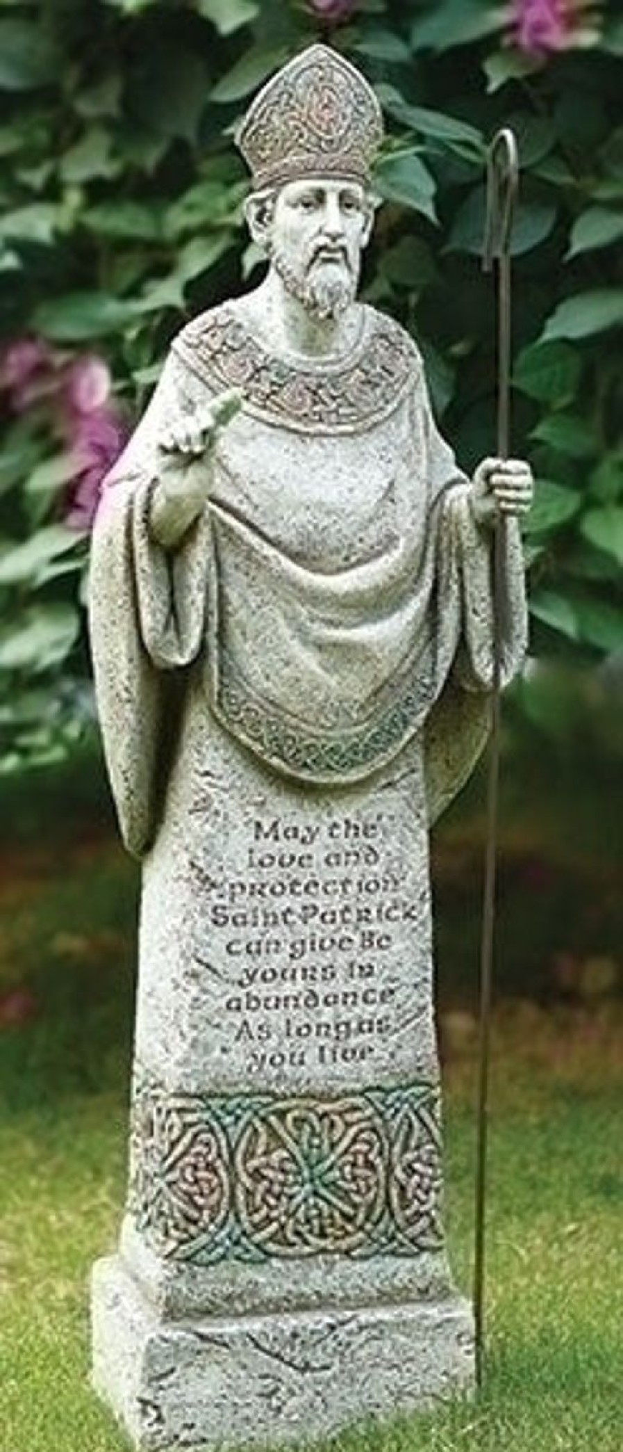 Statues Regers | Patrick - St. Patrick Garden Statue 26.5"H