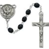 Occasions Regers Confirmation Rosaries Jewelry & Medals | Rosary - Black Wood Holy Spirit Rosary Box