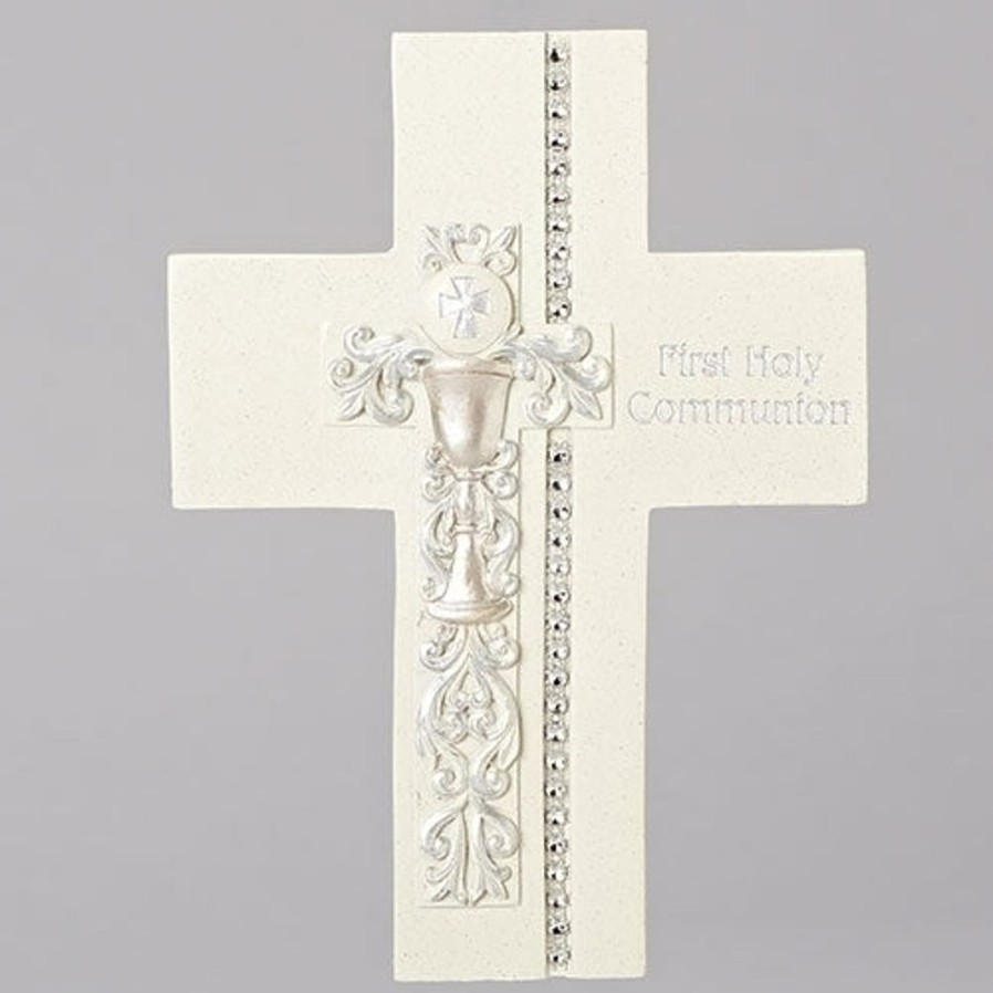 Occasions Regers Communion Crosses & Crucifixes | Communion Wall Cross Silver 7.5"H