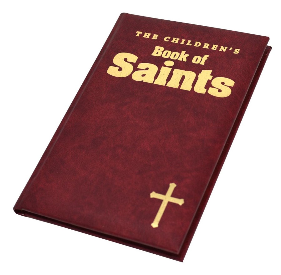 Books & Bibles Regers | Children'S Book Of Saints - Burgundy Gift Edition