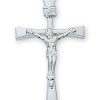 Jewelry&Medals Regers | Crucifix Necklace - Sterling Silver 18"