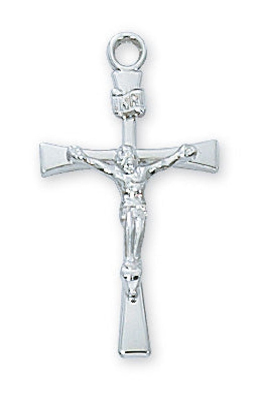 Jewelry&Medals Regers | Crucifix Necklace - Sterling Silver 18"