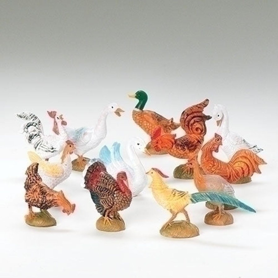 Christmas&Advent Regers | Barnyard Birds 12Pc Set 5" Scale