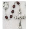 Rosaries Regers | Rosary - Brown Wood Rosary Boxed