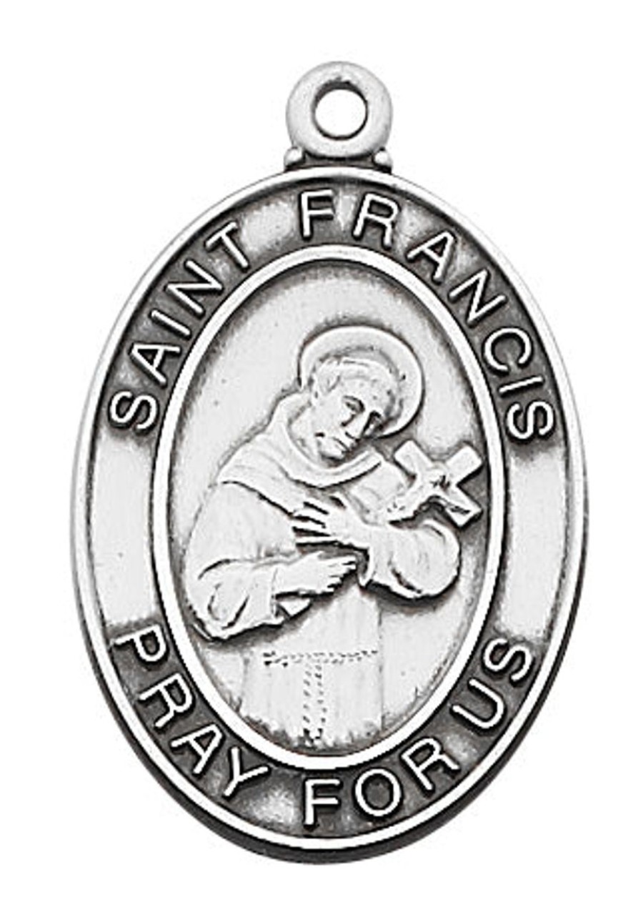 Jewelry&Medals Regers | Francis - St. Francis Medal - Sterling Silver