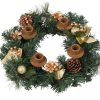 Christmas&Advent Regers | Traditional Pine Cone Advent Wreath