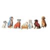 Christmas&Advent Regers | Dog Nativity With Blanket Robes 3.5"H 7Pc Set