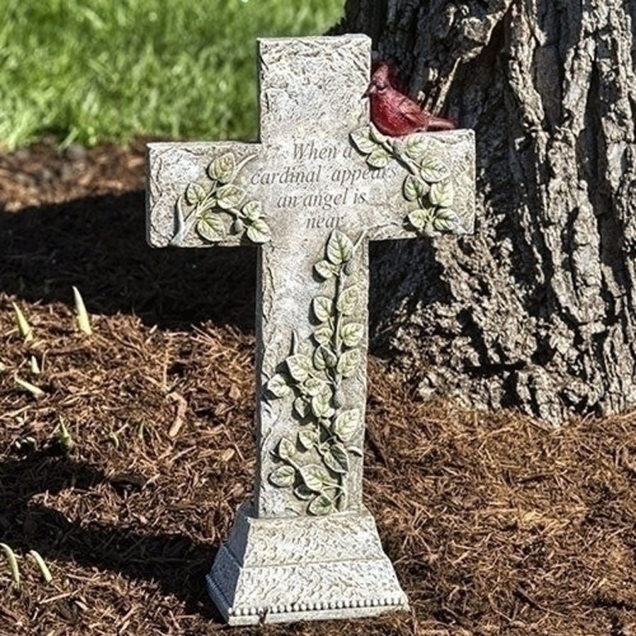 Occasions Regers Memorial Crosses | Cardinal Memorial Cross 16"H