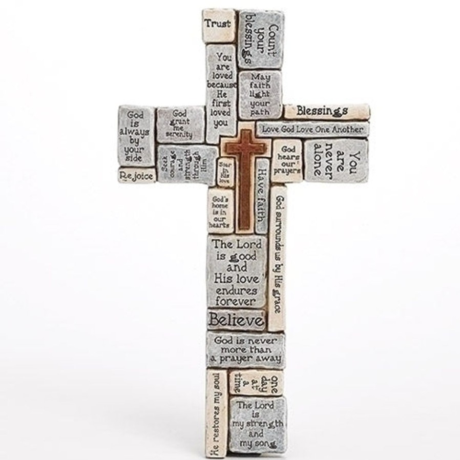 Crosses & Crucifixes Regers | Crossword Wall Cross 16"H