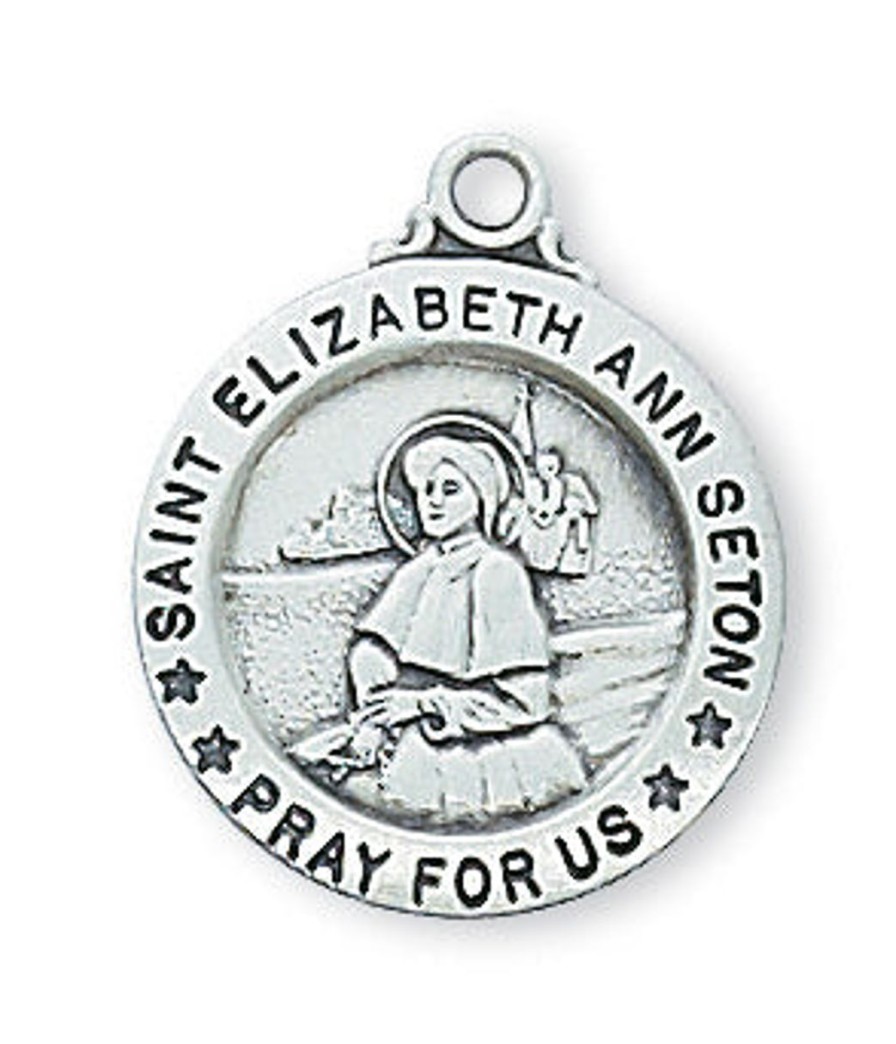 Jewelry&Medals Regers | Elizabeth - St. Elizabeth Ann Seton Medal - Sterling Silver