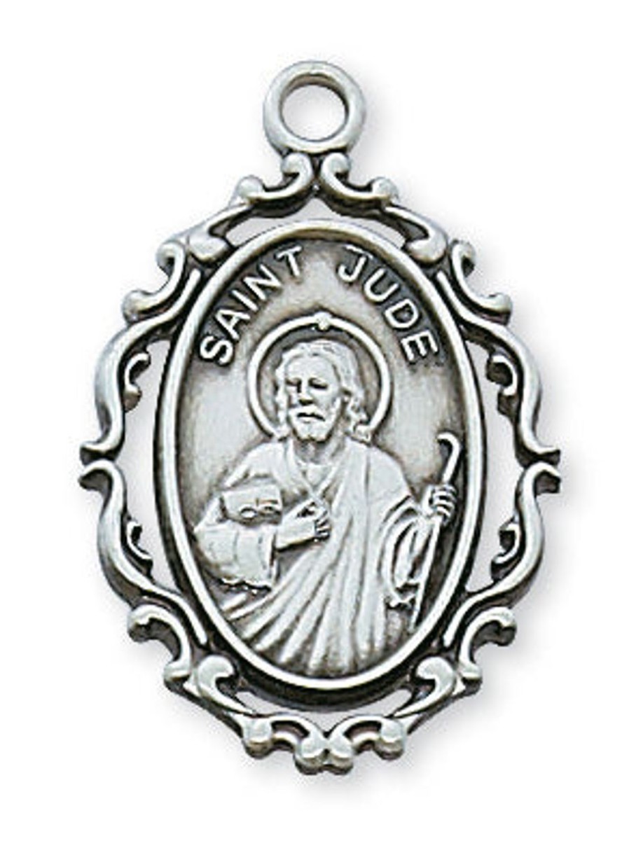 Jewelry&Medals Regers | Jude - St. Jude Medal - Sterling Silver