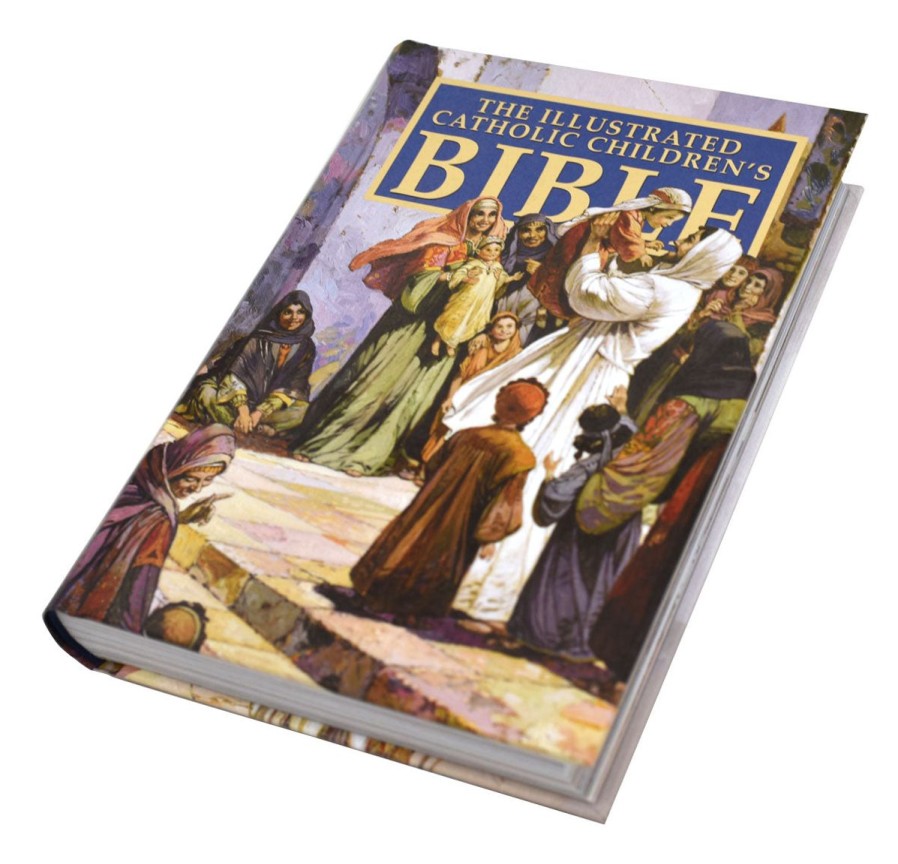 Books & Bibles Regers | Bible - Illustrated Catholic Children'S Bible