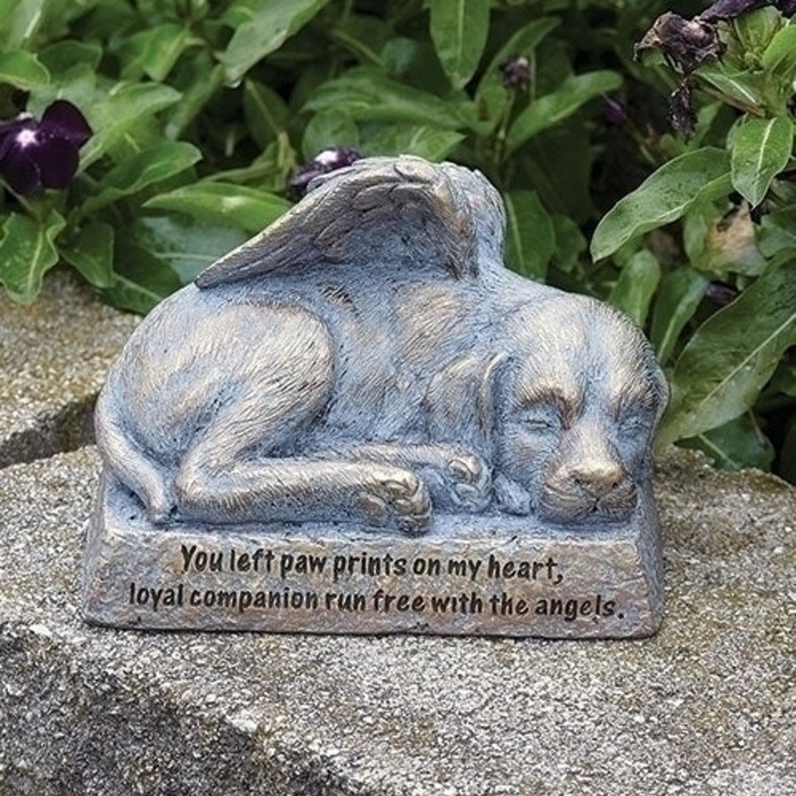 Occasions Regers Pet Memorial | Dog With Wings Memorial Garden Statue 6"L