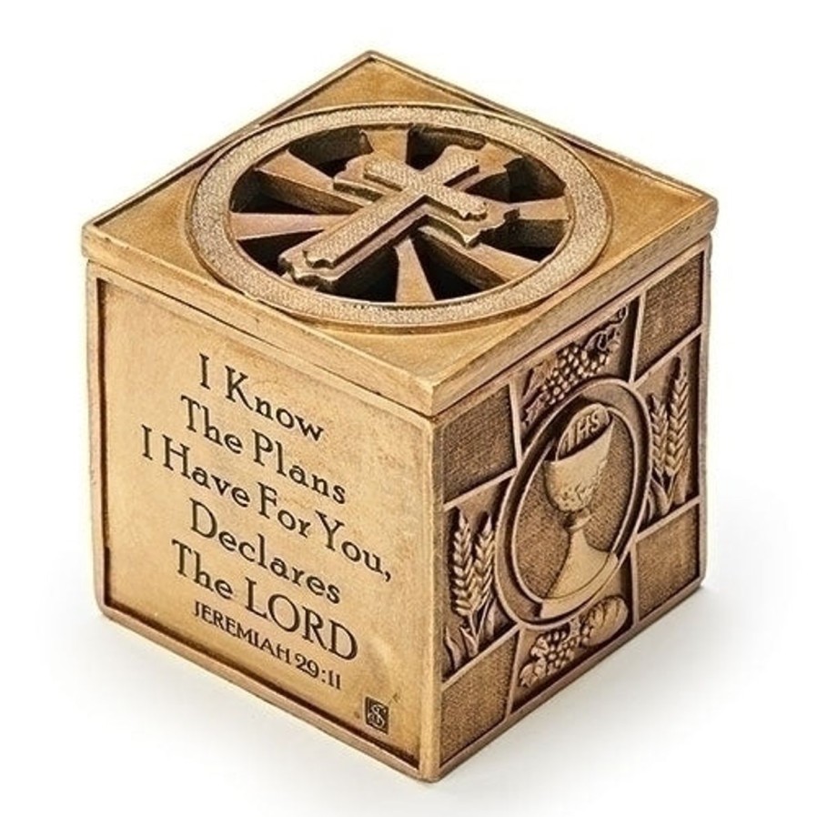 Occasions Regers Confirmation Frames Plaques & Keepsake Boxes | Multi Sacrament Keepsake Box 3.75"H