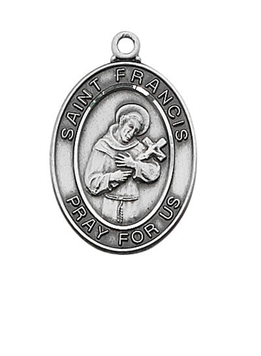 Jewelry&Medals Regers | Francis - St. Francis Medal - Sterling Silver