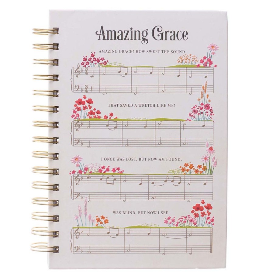 Gift Ideas&Other Regers | Amazing Grace Sheet Music Large Wirebound Journal